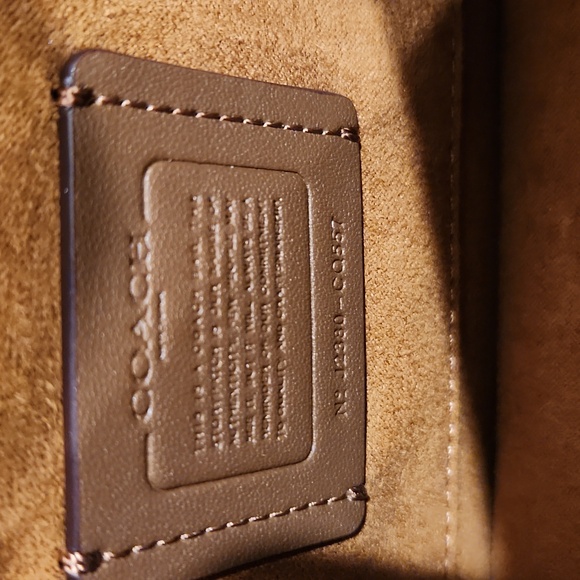 SOLD OUT NWT Coach Lilac Sequin Morgan Square Crossbody bag - Picture 9 of 16